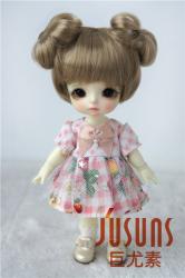 Lovely DoubCircle Concentric Tail Synthetic Mohair Doll Wigs JD301