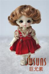 Cute Curly BJD Synthetic Mohair Doll Wig JD369