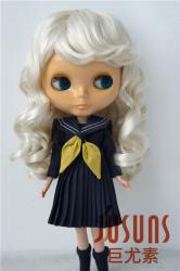 Long Curly Synthetic Mohair BJD Doll Wig JD390