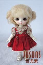 Lovely Two pony BJD Mohair Doll Wigs JD406