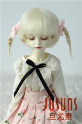 Lovely Twin Tail Mohair BJD Doll Wigs JD540