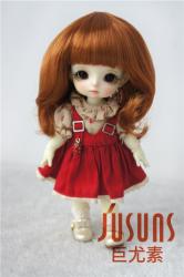Lovely Short Curly Synthetic Mohair Doll Wig JD045