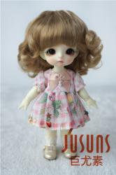 Fashion Short Curly Doll Wigs Synthetic Mohair JD164