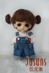 Lovely Two pony Mohair BJD Doll Wigs JD415