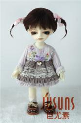 Lovely Twin Tail Mohair BJD Doll Wigs JD540