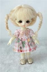 Lovely Long Mohair Twin Tail BJD Doll Wigs JD551