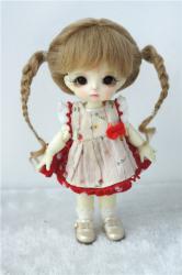 Lovely Long Mohair Twin Tail BJD Doll Wigs JD551