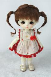 Lovely Long Mohair Twin Tail BJD Doll Wigs JD551