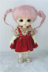Lovely Long Mohair Twin Tail BJD Doll Wigs JD551