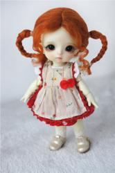 Lovely Mohair Twin Tail BJD Doll Wigs JD556