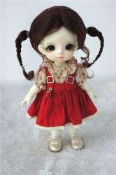 Lovely Mohair Twin Tail BJD Doll Wigs JD556