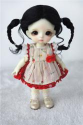 Lovely Mohair Twin Tail BJD Doll Wigs JD556
