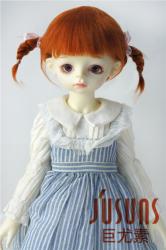 Lovely Twin Tail Mohair BJD Doll Wigs JD540