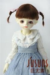 Lovely Twin Tail Mohair BJD Doll Wigs JD540