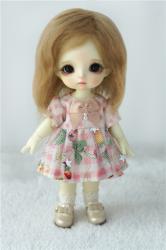 Short Boy Cut Resin BJD Mohair Doll Wig JD032