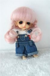 Fashionable Short Braid BJD Mohair Doll Wigs JD143
