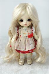 Long Lady Wave Doll Wigs Synthetic Mohair JD154