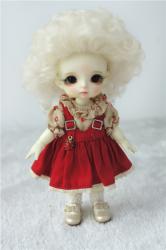 Cute Short Curly Mohair BJD Doll Wigs JD174