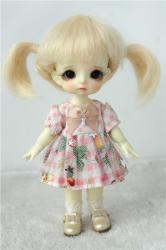 Lovely Twin Tail Mohair Doll Wigs JD203
