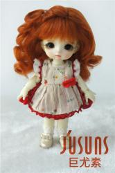 Lovely Short Curly Mohair Doll Wigs JD242