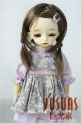 Lovely Double Braids BJD Synthetic Mohair Wigs JD509