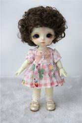 Fashion Short Curly BJD Synthetic Mohair Wigs JD522
