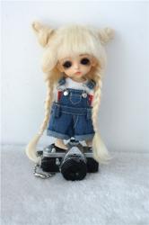 Cute Two Braids BJD Mohair Doll Wigs JD545