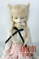 Cute Two Braids BJD Mohair Doll Wigs JD545