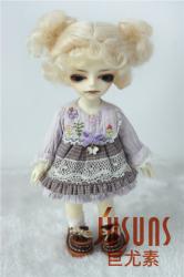 Lovely Short Double Braid BJD Doll Wigs Mohair JD269