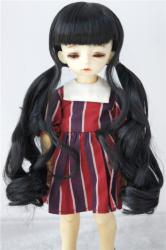 Lovely Curly Braids  Synthetic Mohair Doll Wigs JD337
