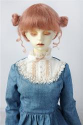 Lovely Two pony BJD Mohair Doll Wigs JD406