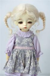 Lovely Mohair Twin Tail BJD Doll Wigs JD556