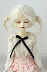 Lovely Mohair Twin Tail BJD Doll Wigs JD556