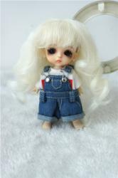 Fashion Curly BJD Mohair Doll Wigs D20313