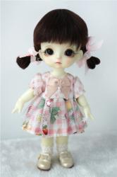 New Arrival Two Braids BJD Mohair Doll Wigs JD590