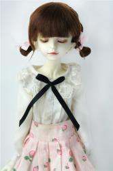 New Arrival Two Braids BJD Mohair Doll Wigs JD590