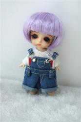 Lovely Short Cut Doll Wigs Synthetic Mohair JD256