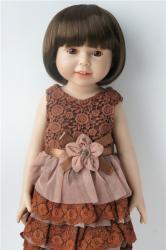 Lovely Short Cut Doll Wigs Synthetic Mohair JD256