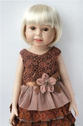 Lovely Short Cut Doll Wigs Synthetic Mohair JD256