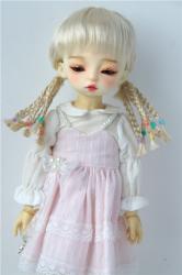 Lovely BJD Braids Synthetic Mohair Doll Wigs JD599