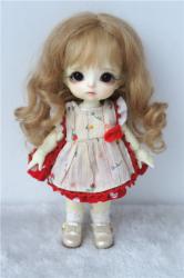 Fashion Air Bang BJD Curly Mohair Doll Wigs JD604