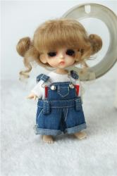 Lovely Two pony BJD Mohair Doll Wigs JD406