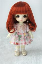 Pear Flower Curly Doll Wigs Synthetic Mohair JD131