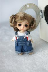 Lovely Ballerina Doll Wigs Synthetic Mohair JD102