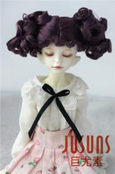 Lovely Two Pony Cute Synthetic Mohair Doll Wigs JD087