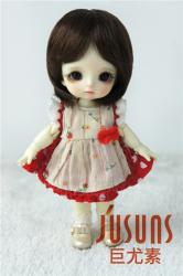 Lovely Short Cut Doll Wigs Synthetic Mohair JD081