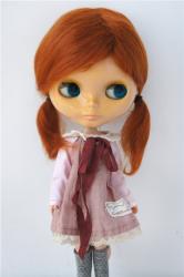 Lovely Two Braids BJD Mohair Doll Wigs JD061
