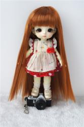 Long Straight Synthetic Mohair Doll Wig JD056