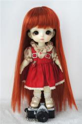 Long Straight Synthetic Mohair Doll Wig JD056
