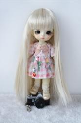 Long Straight Synthetic Mohair Doll Wig JD056
